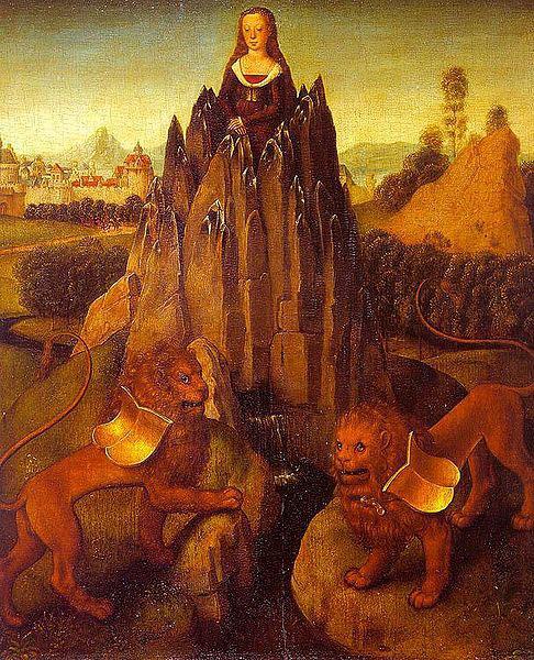 Hans Memling Allegory of Chastity oil painting picture